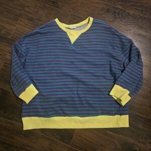 First Love | Striped Sweatshirt 3XL